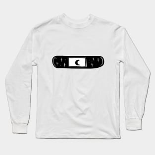 goth bandages Bandaid moon Long Sleeve T-Shirt